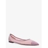 Love Flat glittered tulle ballerinas
