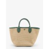 Le Panet Pliage Céramique rafia shoulder bag