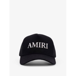 Cotton baseball hat with mesh inserts