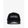 Cotton baseball hat with mesh inserts