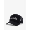 Cotton baseball hat with mesh inserts