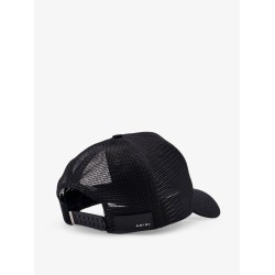Cotton baseball hat with mesh inserts