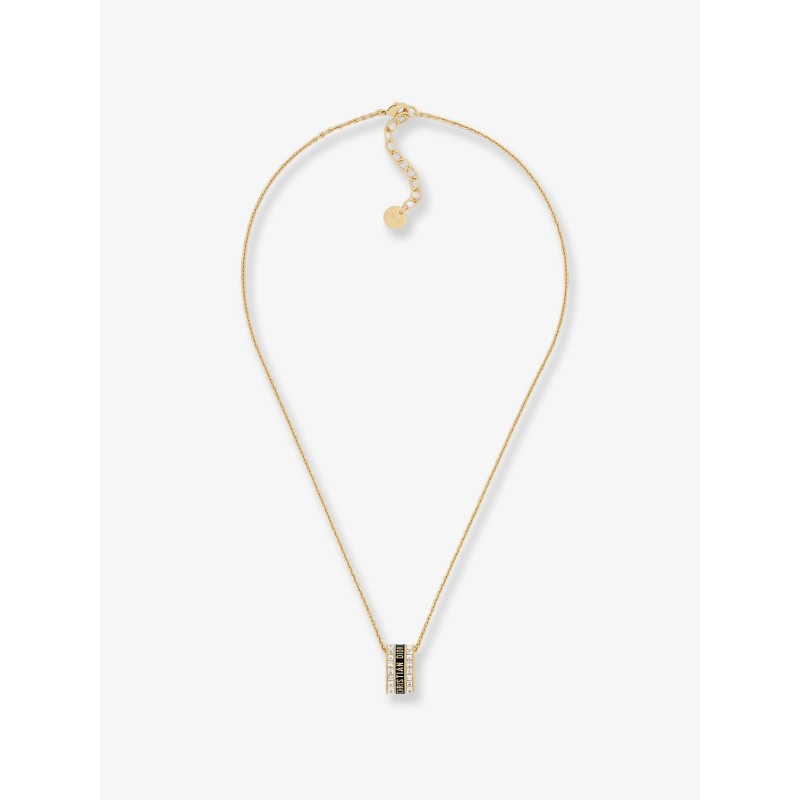 Dior Night Code brass necklace