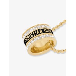Dior Night Code brass necklace
