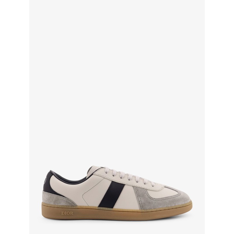 B01 Matchpoint leather low-top sneakers with suede inserts