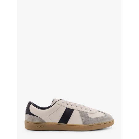 B01 Matchpoint leather low-top sneakers with suede inserts