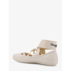 Shade leather ballerinas with elastic bands
