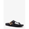 Leather thong sandals