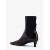 The Mid Heel Boot leather boots with croco effect