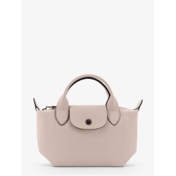 Le Pliage Xtra Leather handbag with engraved logo