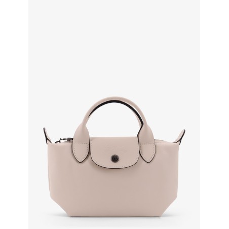 Le Pliage Xtra Leather handbag with engraved logo