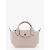 Le Pliage Xtra Leather handbag with engraved logo