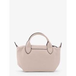 Le Pliage Xtra Leather handbag with engraved logo