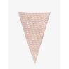 Silk foulard with Dior Oblique motif