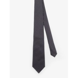 Silk tie with micro-fantasy