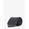 Silk tie with micro-fantasy