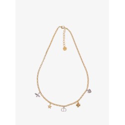 Brass necklace with iconic charms