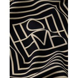 Logoed silk foulard