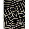 Logoed silk foulard