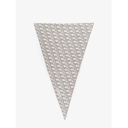 Silk foulard with Dior Oblique motif