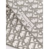 Silk foulard with Dior Oblique motif