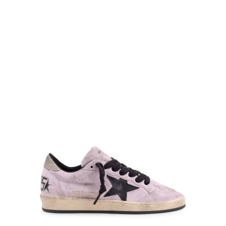 Ballstar low-top suede sneakers with used effect