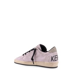 Ballstar low-top suede sneakers with used effect