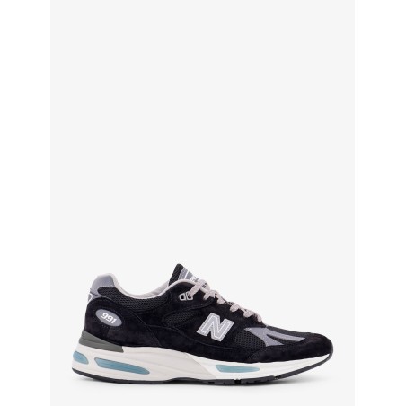 Suede and leather sneakers