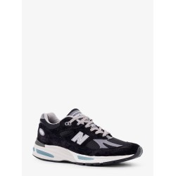 Suede and leather sneakers