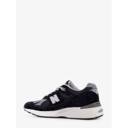 Suede and leather sneakers