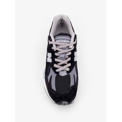 Suede and leather sneakers