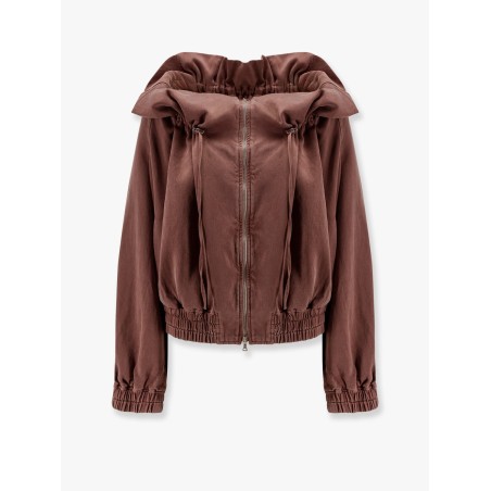 Voly cupro and cotton jacket