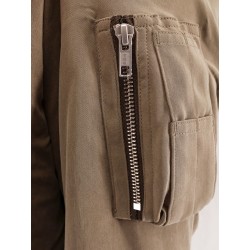 Rayon padded bomber