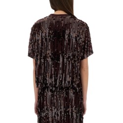 "JULI" TOP WITH SEQUINS