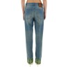DENIM PANTS WITH JACQUARD EDGES