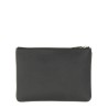 SIGNATURE VLOGO POUCH IN GARNET CALFSKIN
