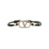 COTTON AND SWAROVSKI® CRYSTAL "VLOGO SIGNATURE" BRACELET