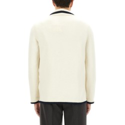 WOOL AND COTTON SINGLE-BREASTED JACKET