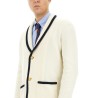 WOOL AND COTTON SINGLE-BREASTED JACKET