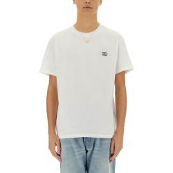 COTTON T-SHIRT WITH "VLOGO" PATCH