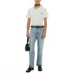 COTTON T-SHIRT WITH "VLOGO" PATCH
