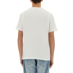 COTTON T-SHIRT WITH "VLOGO" PATCH