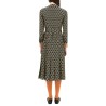 "TOUTE LA V" TWILL MIDI DRESS