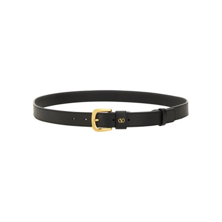 GLOSSY CALFSKIN "VLOGO SIGNATURE" BELT