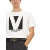 COTTON T-SHIRT WITH "CHEZ VALENTINO" PRINT