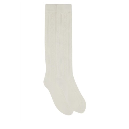 PERFORATED COTTON SOCKS WITH VLOGO