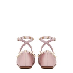 SATIN "ROCKSTUD" BALLERINA
