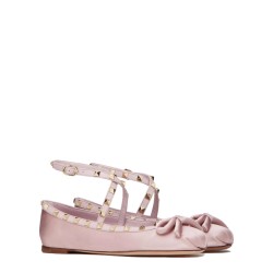 SATIN "ROCKSTUD" BALLERINA