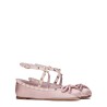 SATIN "ROCKSTUD" BALLERINA