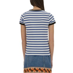 STRIPED COTTON JERSEY T-SHIRT